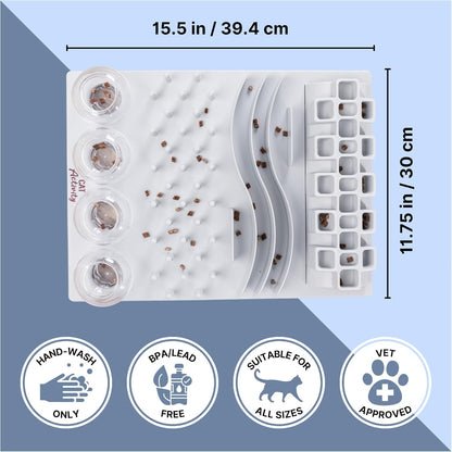 TRIXIE Katzenspielzeug Cat Activity Fun Board, Intelligenzspielzeug für Katzen