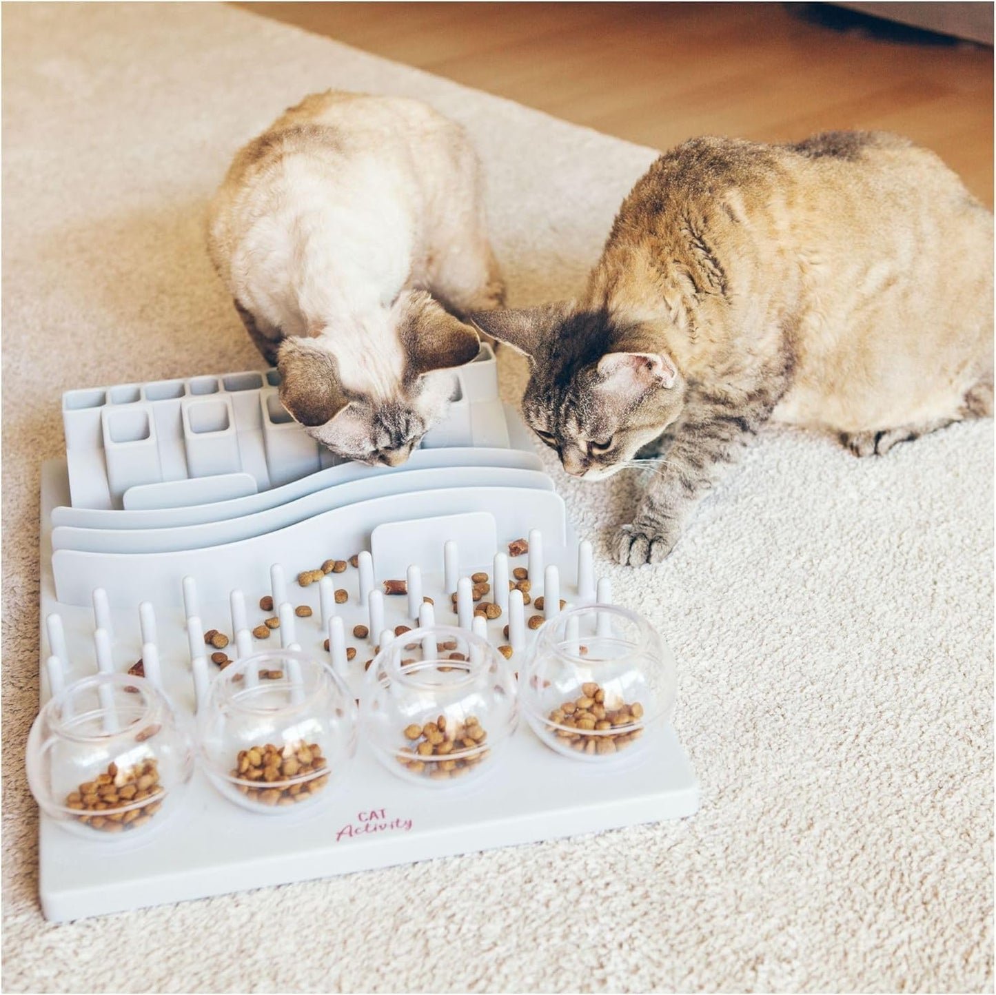 TRIXIE Katzenspielzeug Cat Activity Fun Board, Intelligenzspielzeug für Katzen